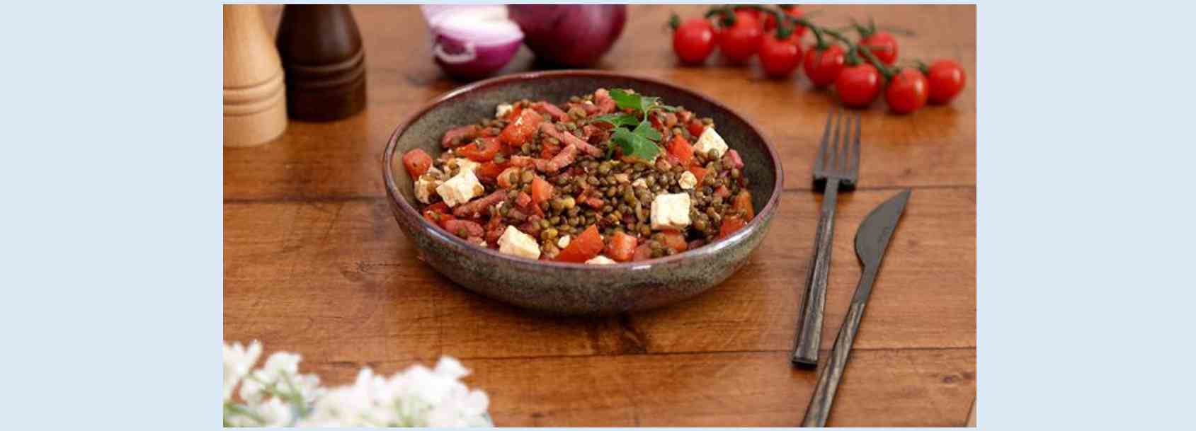 salade de lentilles
