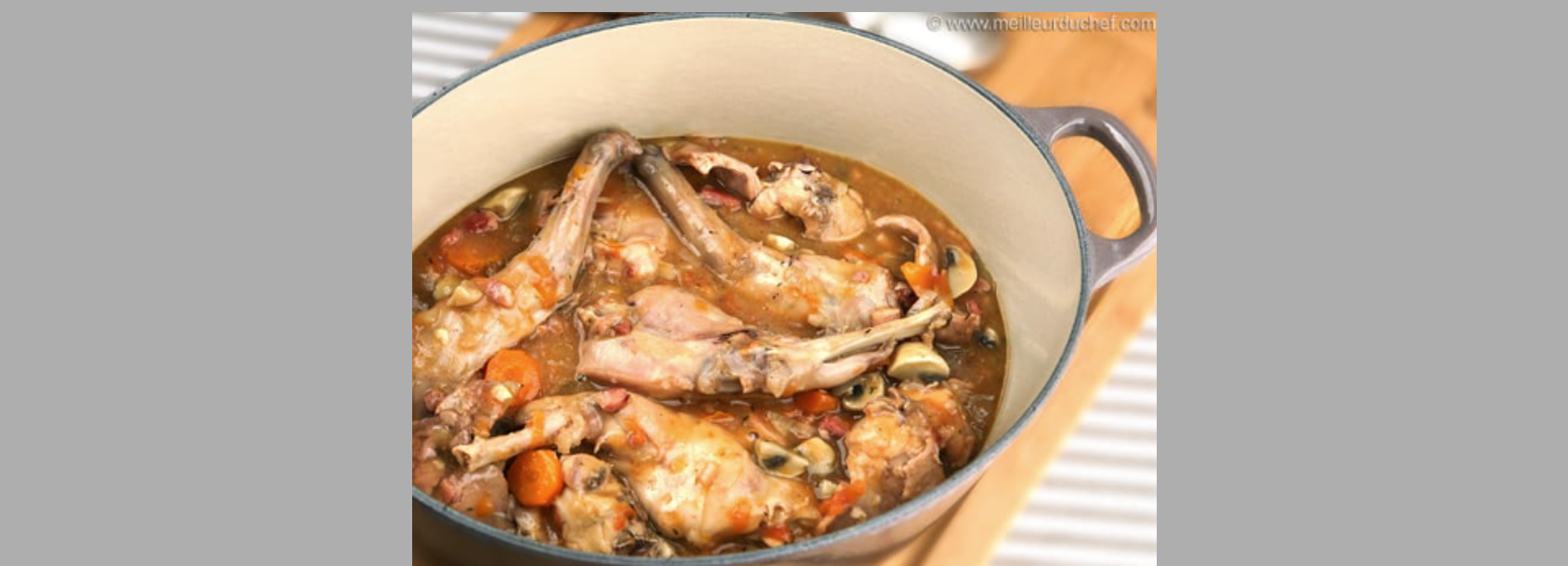 Lapin sauté chasseur