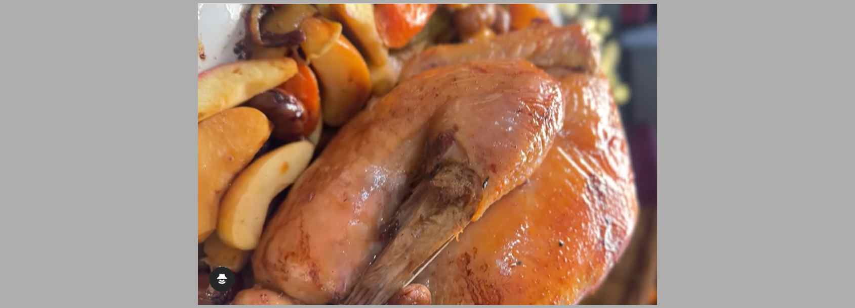 Dinde farcie aux marrons (poulet)