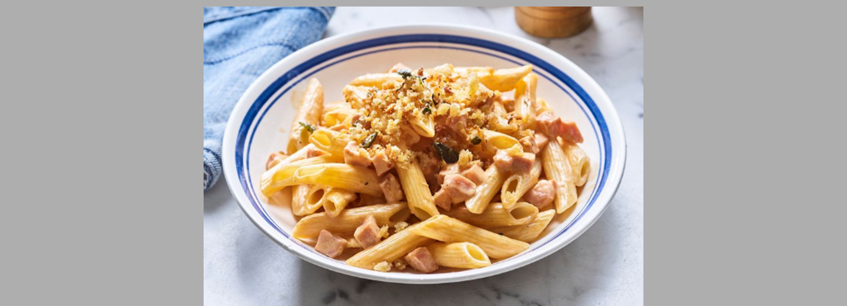 Penne al baffo (à se lècher les babines)
