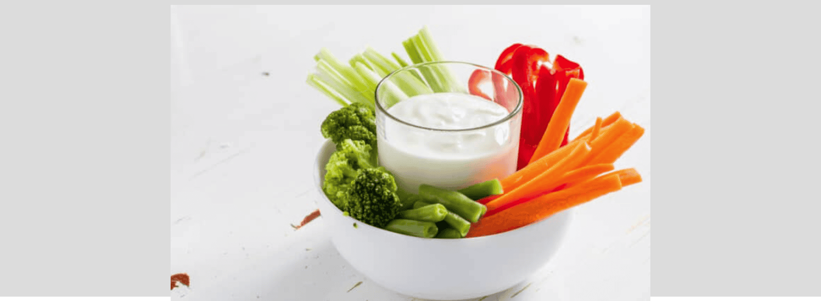 M8 J2 Légumes avec vinaigrette ranch