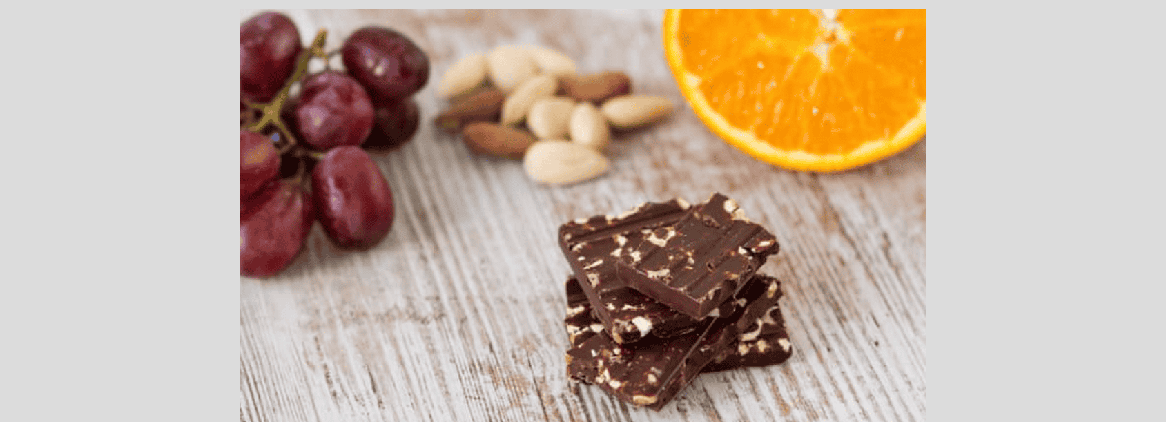M8 J9 Chocolat noir, amandes, orange