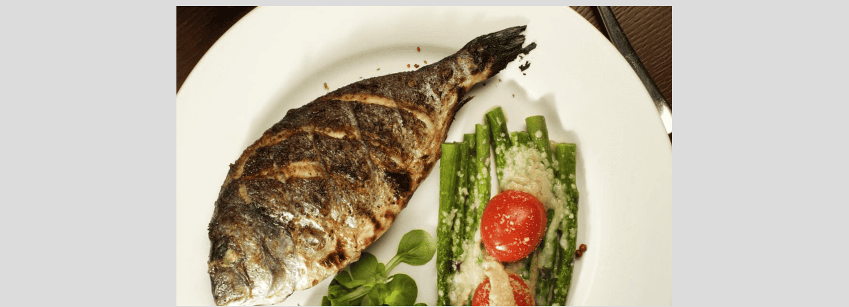 M8 J11 Daurade, haricots verts, roquette