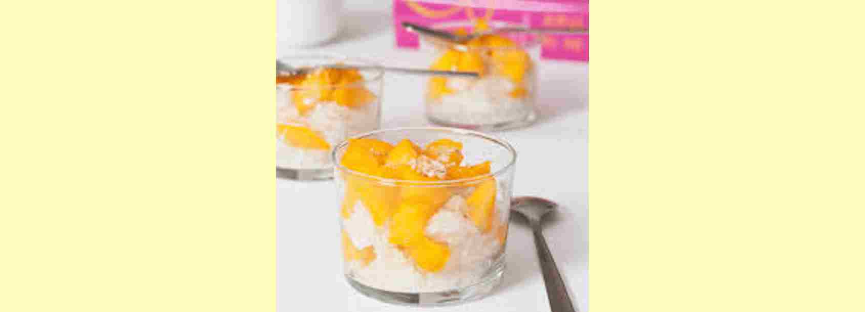 Riz Gluant  coco et mangue