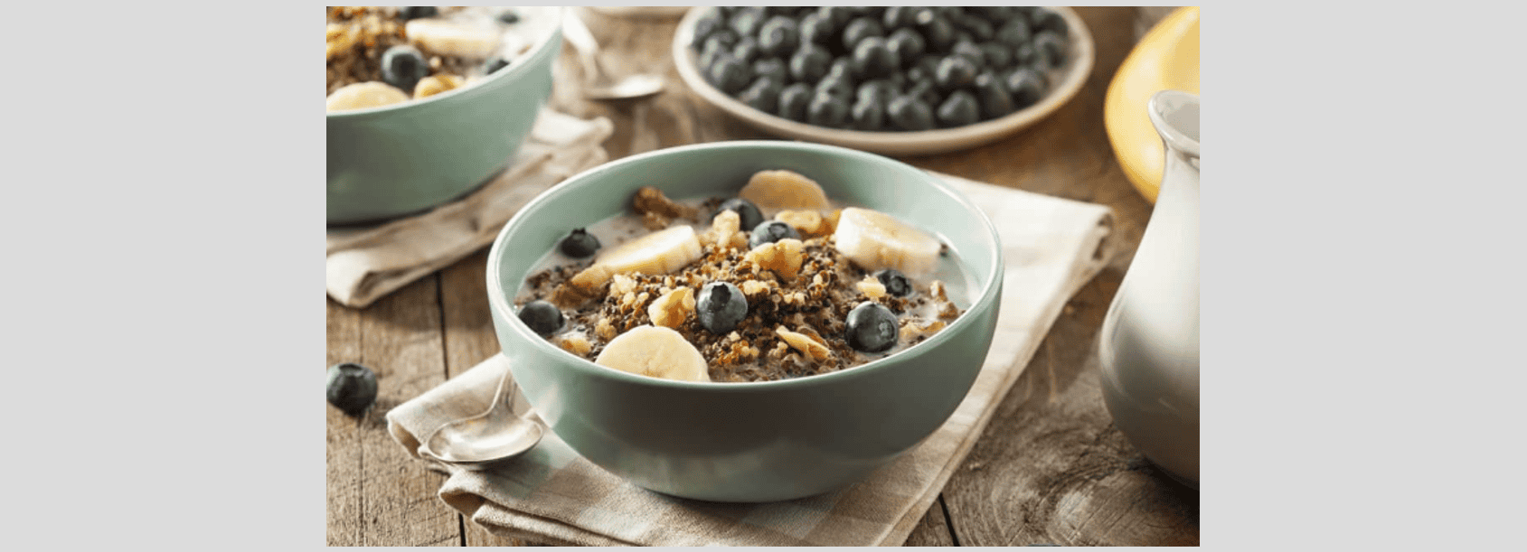M8 J21 Orge perlé au lait de soja avec noix et fruits