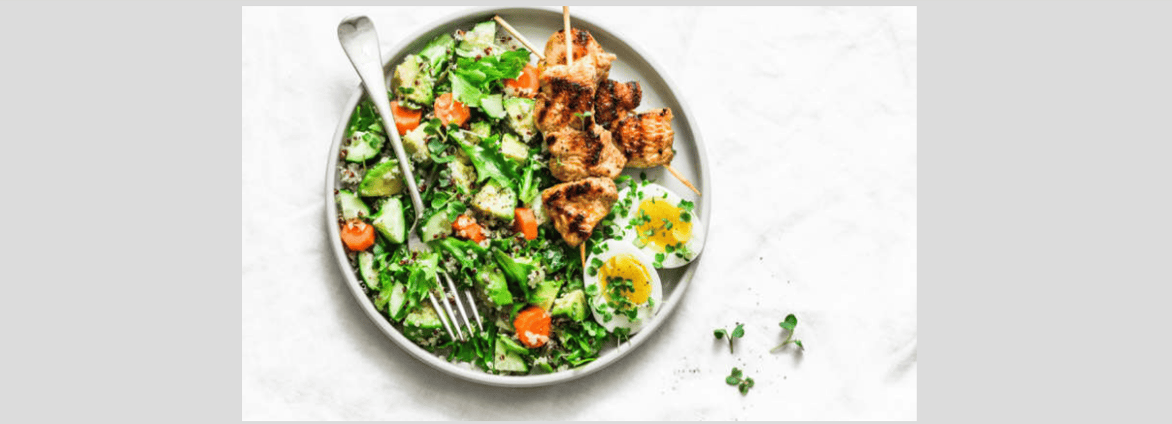 M8 J22 Quinoa et dinde au grill et salade d'avocat
