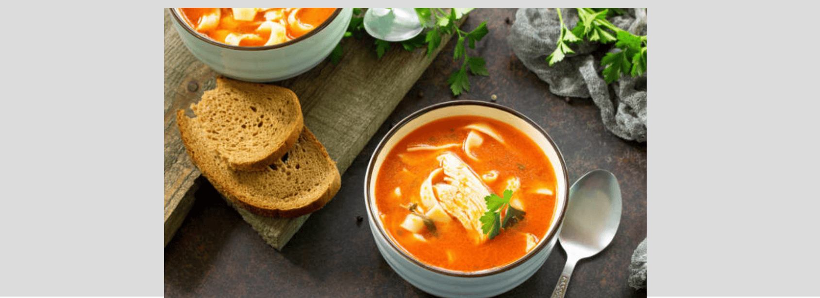 M8 J22 Soupe à la tomate et au poulet