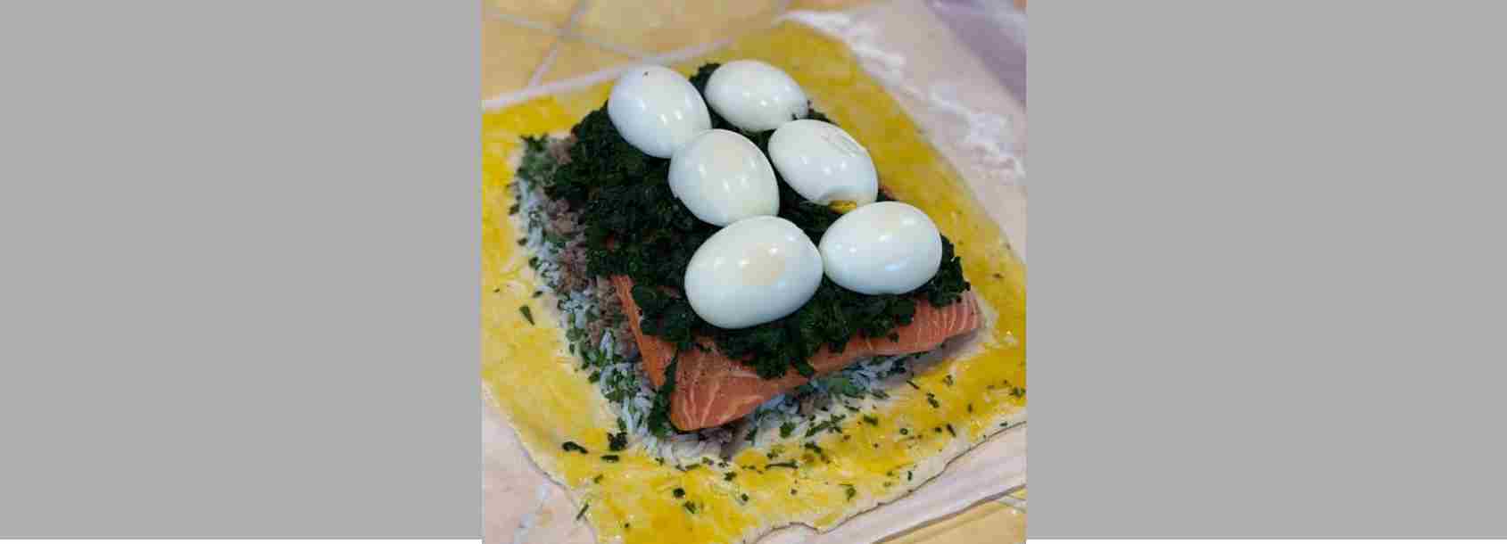 Koulibiak de saumon de Maïté