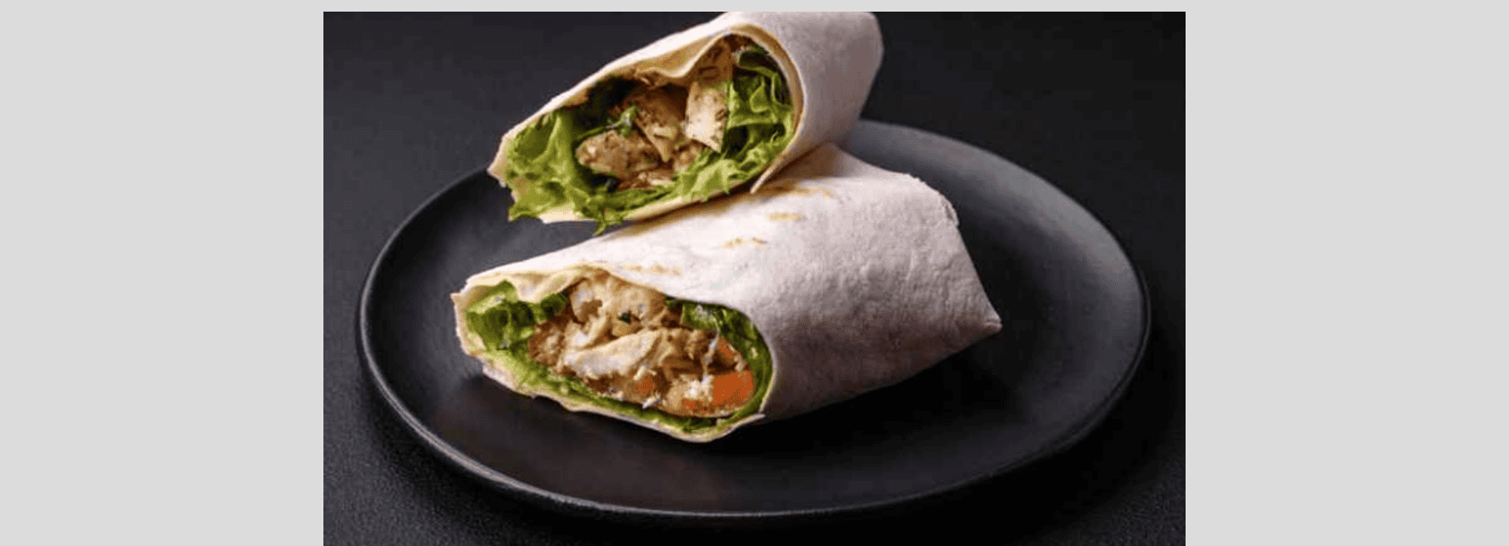 Wrap à la dinde et aux légumes