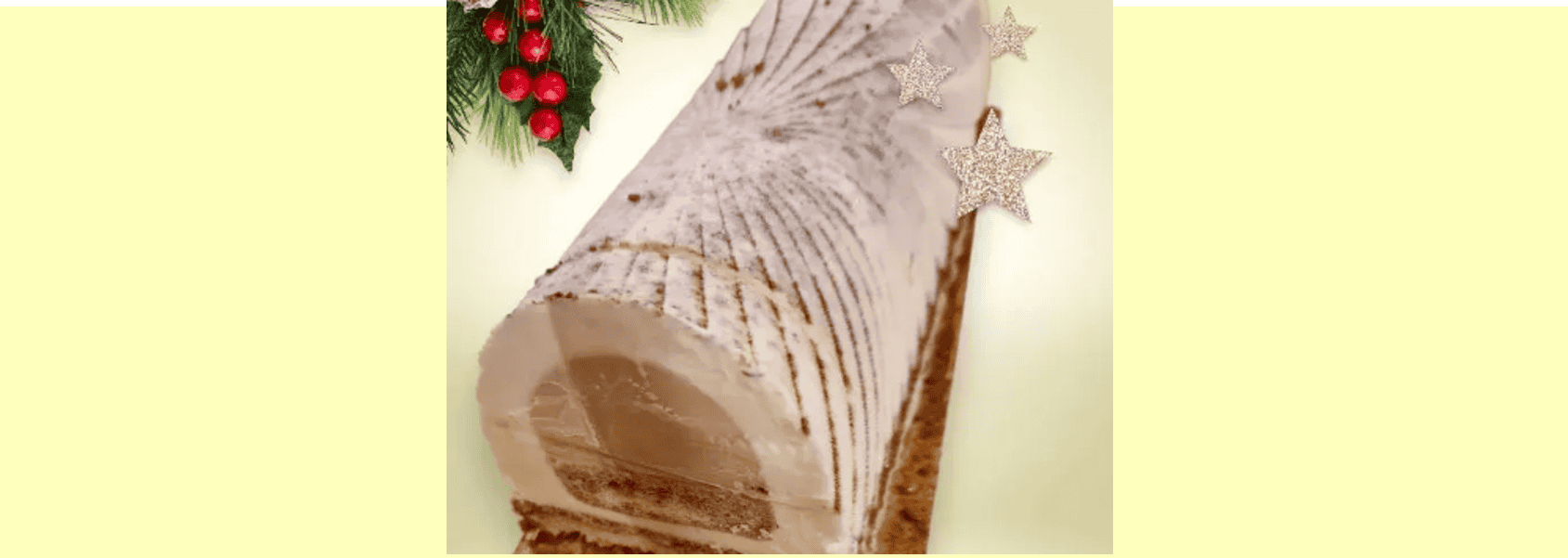 Bûche glacée façon tiramisu