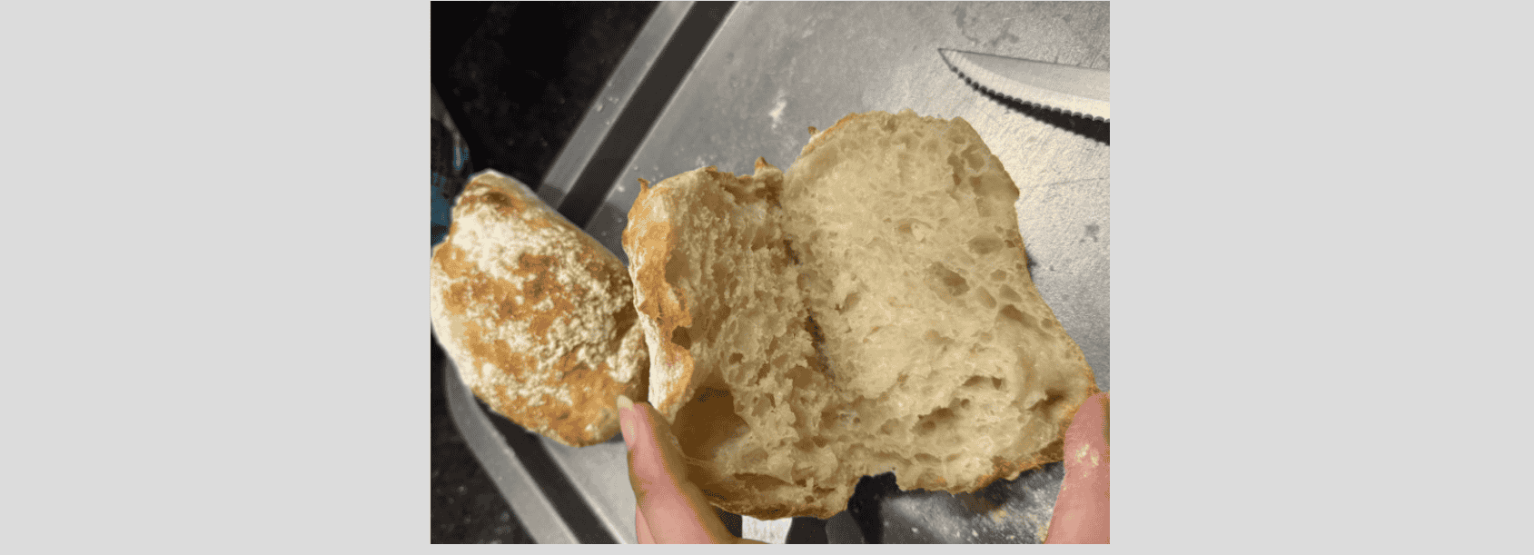 Ciabatta à l'airfryer Cosori