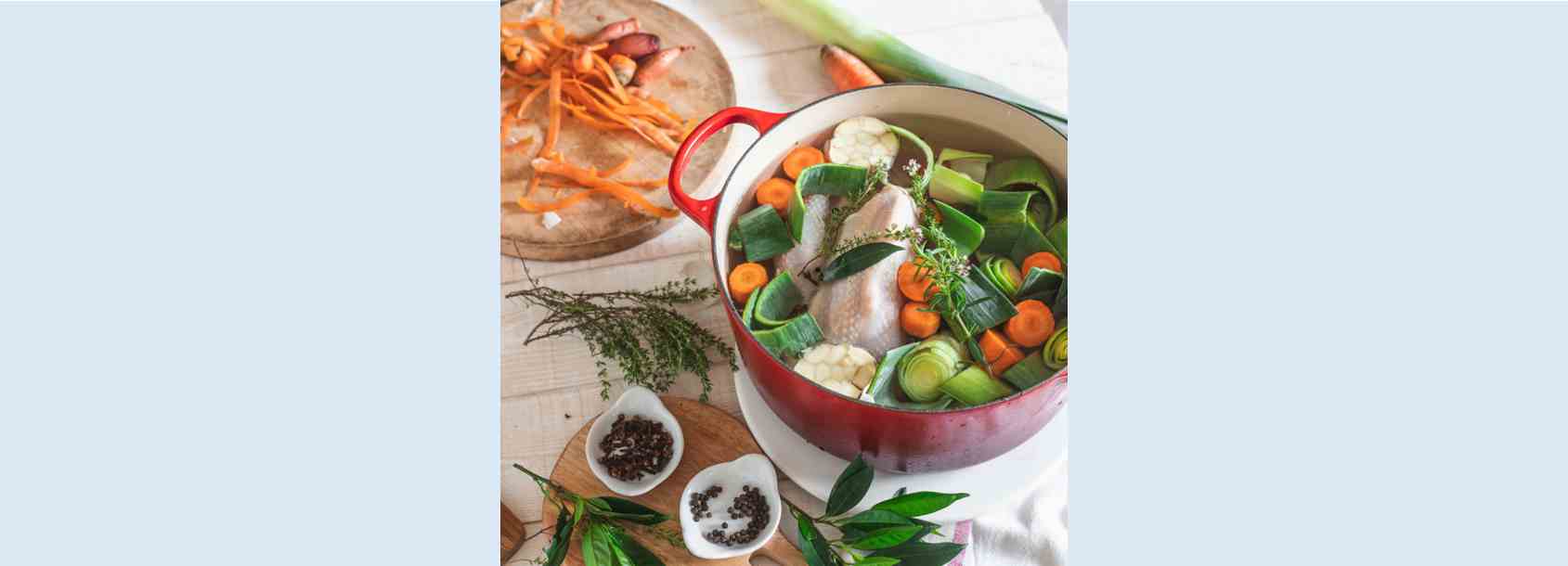 Bouillon de volaille thérapeutique