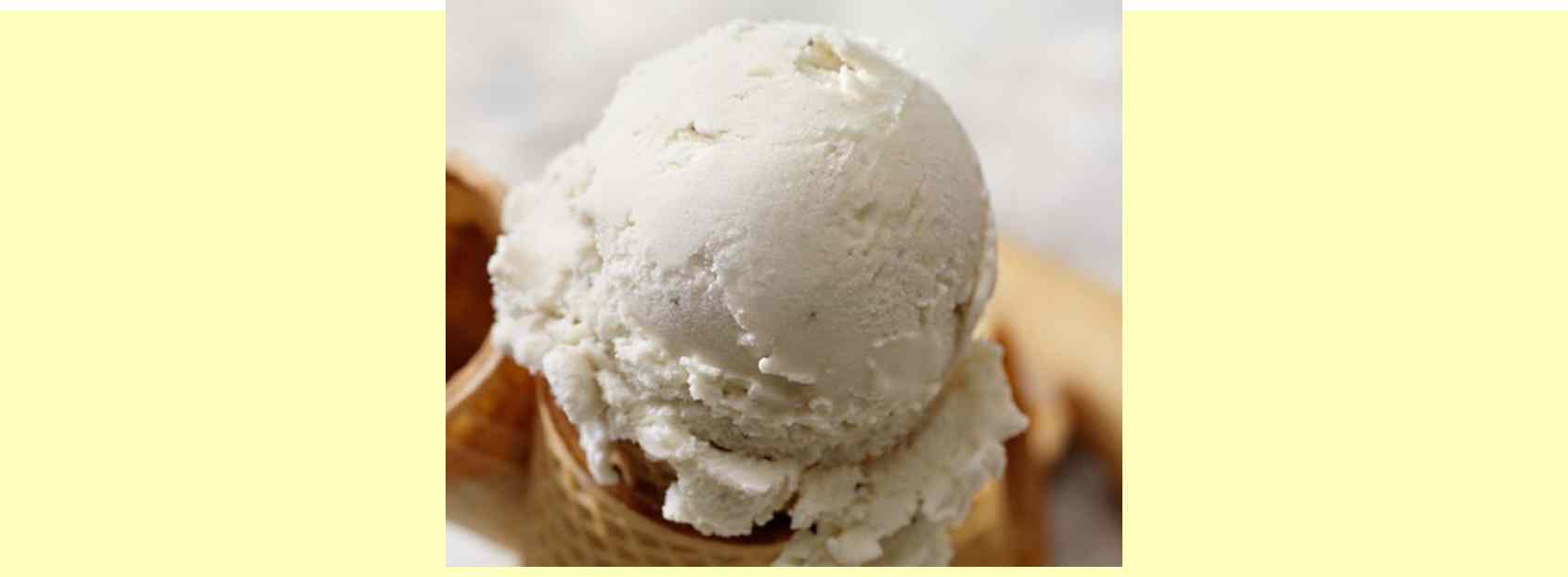 Glace vanille express