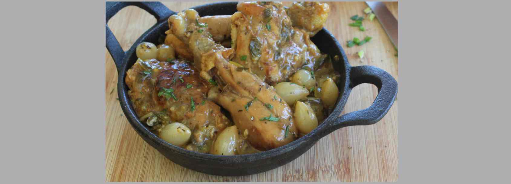 Poulet aux oignons de Nanou